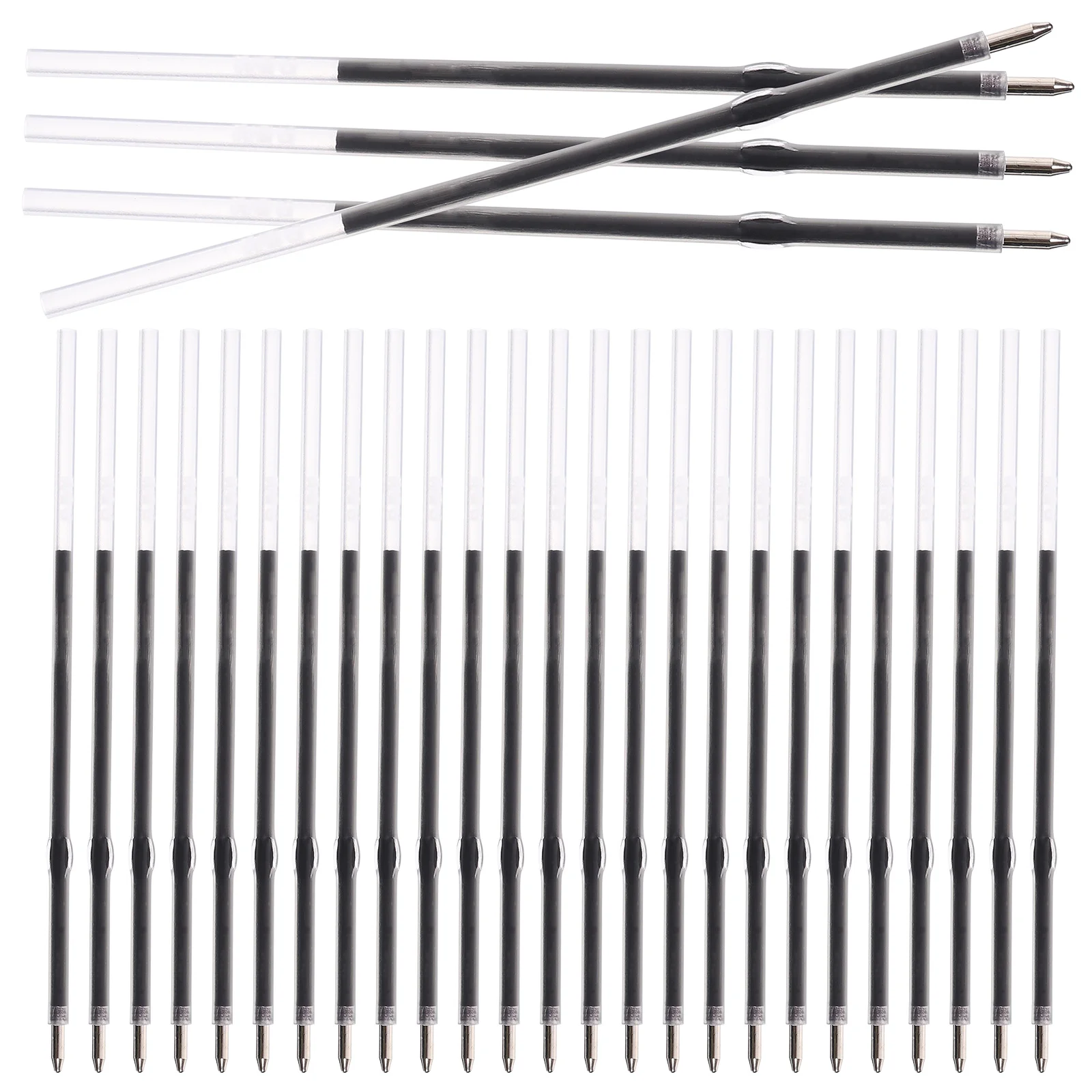 

100 Pcs Refills for Pens Press- 7mm Black Office Push-button Ballpoint 100pcs Decor Multi-function Ink Professional Gel