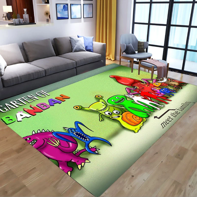 Garten Of Banban Cartoon Rug Camera Dei Bambini Anime Graphic Printed Tappeti Camera Da Letto Living-Room Decoracion New Home Area Rug Gifts