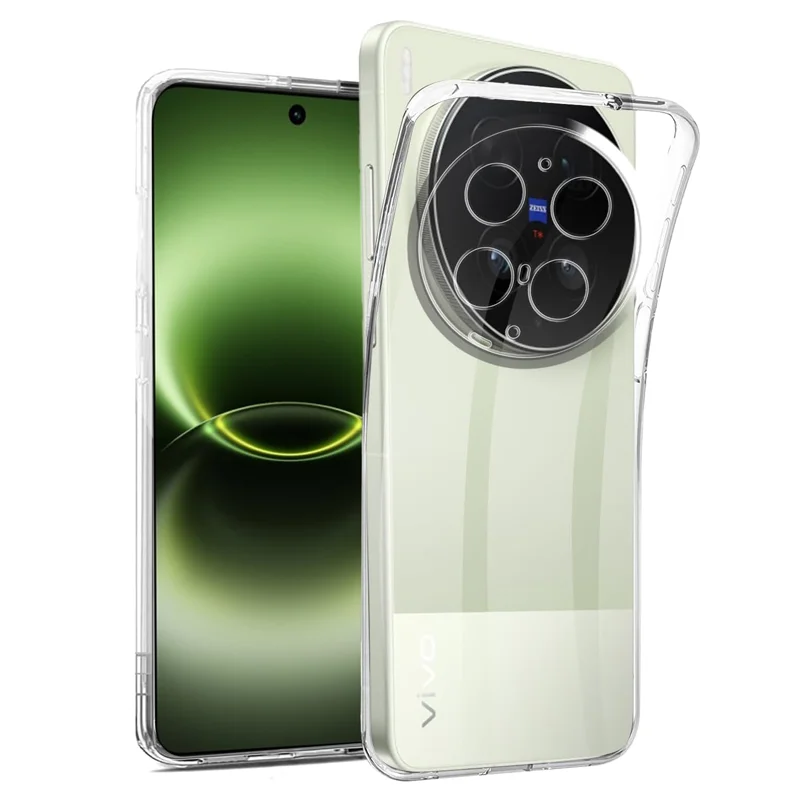 Slim Clear TPU Soft Silicone Protective Cover for Smartphones - Transparent Case