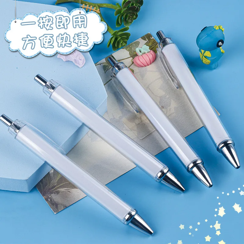 

30 шт., черная быстросохнущая ручка для кистей для вопросов, нейтральная шариковая ручка с кнопкой