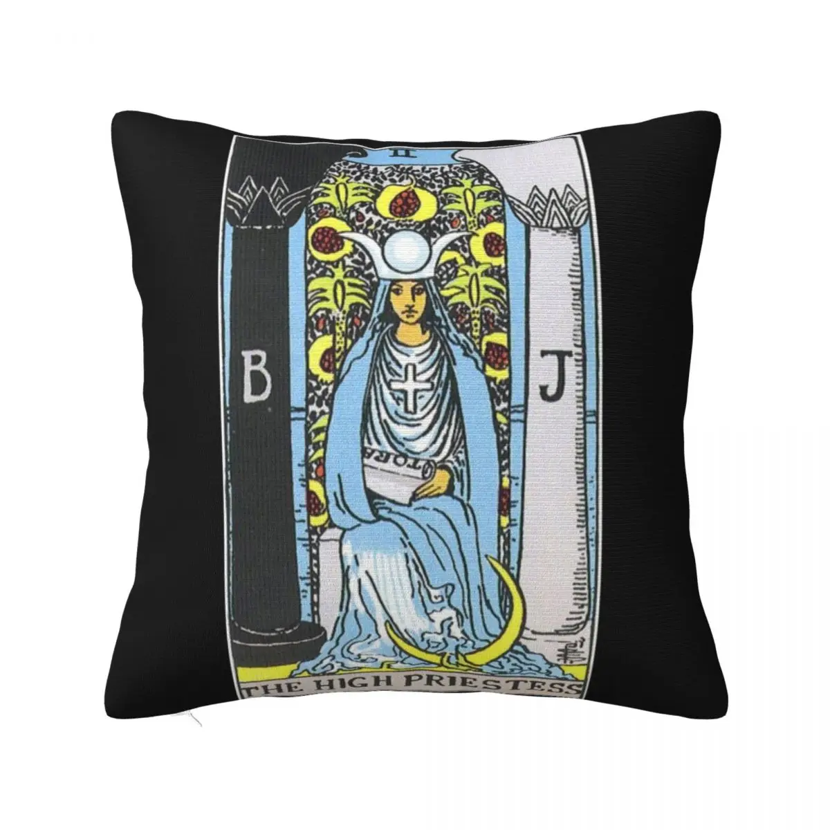 

High Priestess Tarot Throw Pillow Pillowcase Cushion Sofa Covers For Living Room