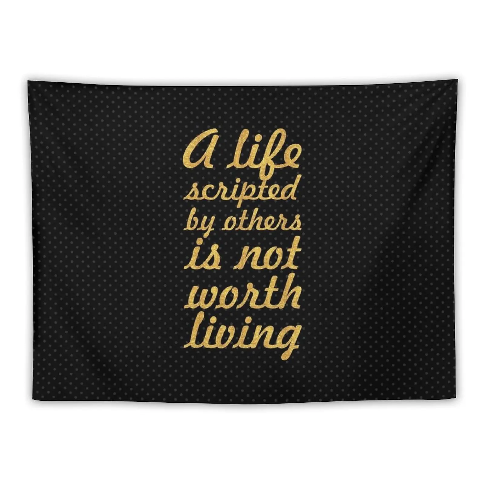 

A life scripted... Inspirational Quote Tapestry Home Decoration Accessories Room Decor Korean Style Tapestry