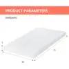 5" Gel Memory Foam Mattress, Medium Firm, CertiPUR-US Certified, Twin Size for Kid Adults 5