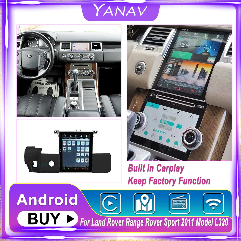 Автомагнитола для Land Rover Range Sport 2011 модель L320 стереоприемник мультимедийный плеер