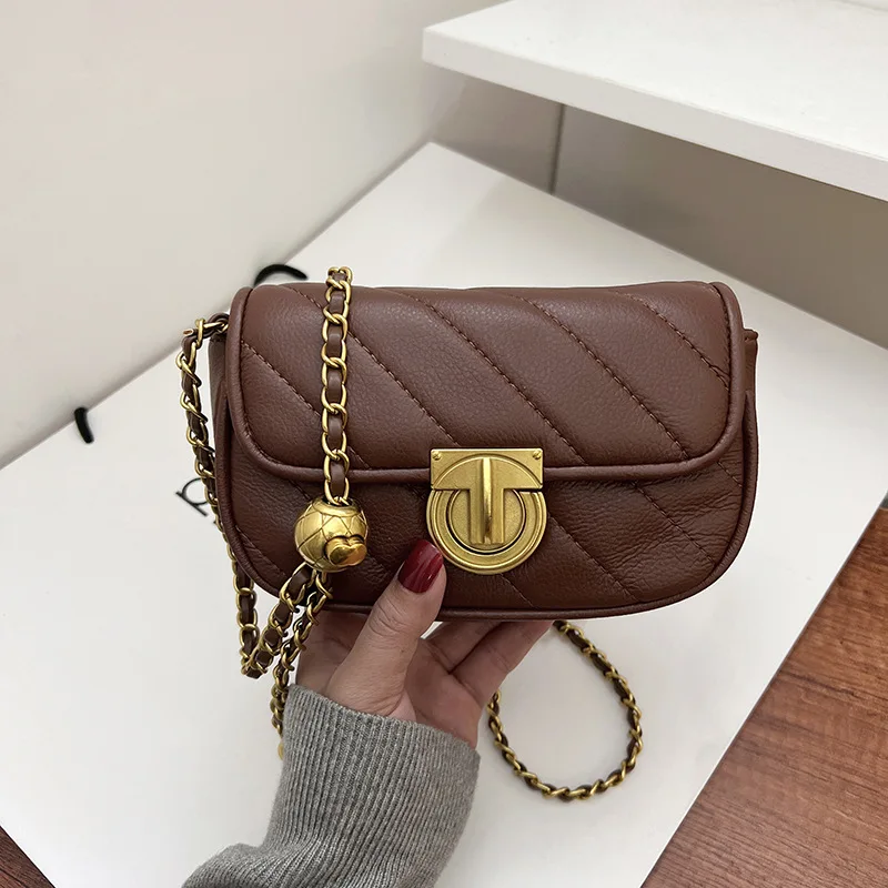 Genuine Leather Bag For Women Luxury Brand Small Ladies Handbag High Quality Natural Cowskin Female Shoulder Crossbody Bags Tote