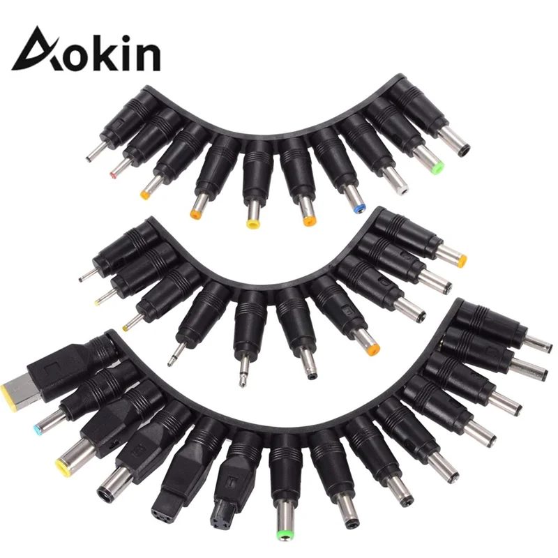 Power Adapter Plug 8/10/34PCS Lenovo Thinkpad Laptop Power Plug Jack Set 5.5mmx2.1mm DC AC