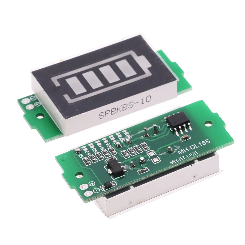 Lithium Battery Capacity Indicator Module Display