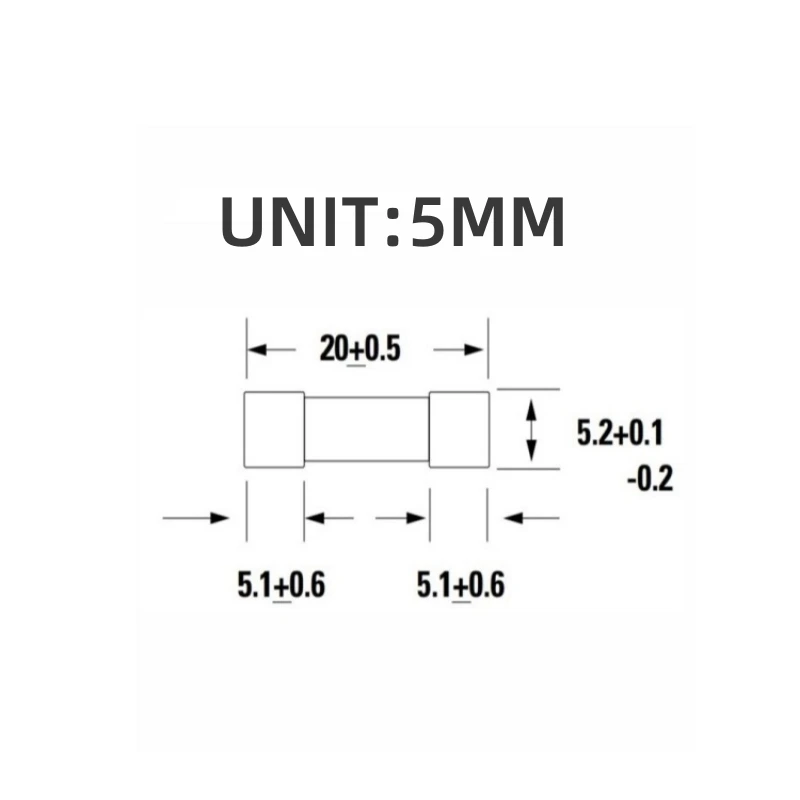 5PCS LF 218 Glass tube Fuse 5x20mm 250V Time-Lag Slow Blow Fuse 32MA 100MA 200MA 1A 1.6A 2A 2.5A 3.15A 4A 5A 6.3A 8A 10A 15A 16A