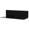 Record Holder Wall Shelf Rack Multifunctional Storage Floating No Punching Black Acrylic Hook 4