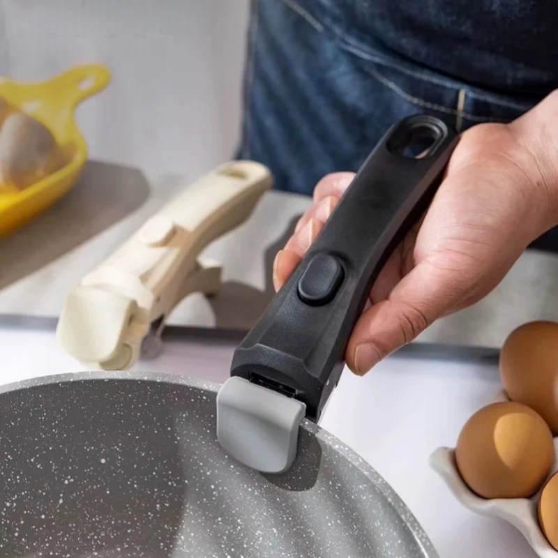Multi-Purpose Detachable Handle For Pots Pans Heat-Resistant Anti-Slip Cookware Accessories Universal Replacement Kitchen Tool