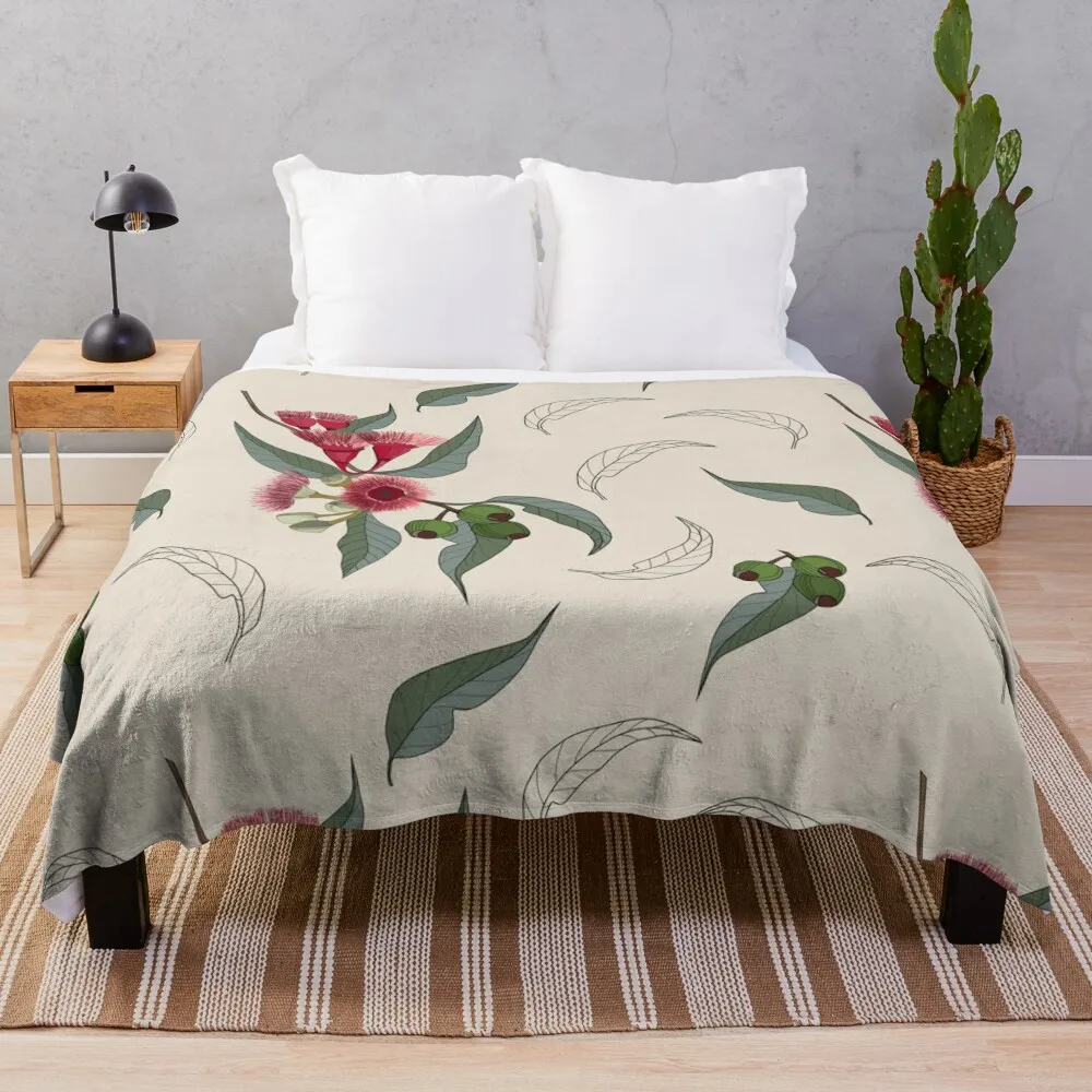 

Австралийское бесшовное покрывало с рисунком жвачки и цветов, декоративные диваны, Большие теплые одеяла