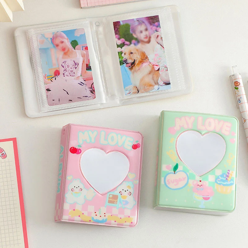 40 Grids Cards Photo Album Love Heart Storage Album Cartoon Printed Star Chasing Collection Book Photocard Holder INS Cute