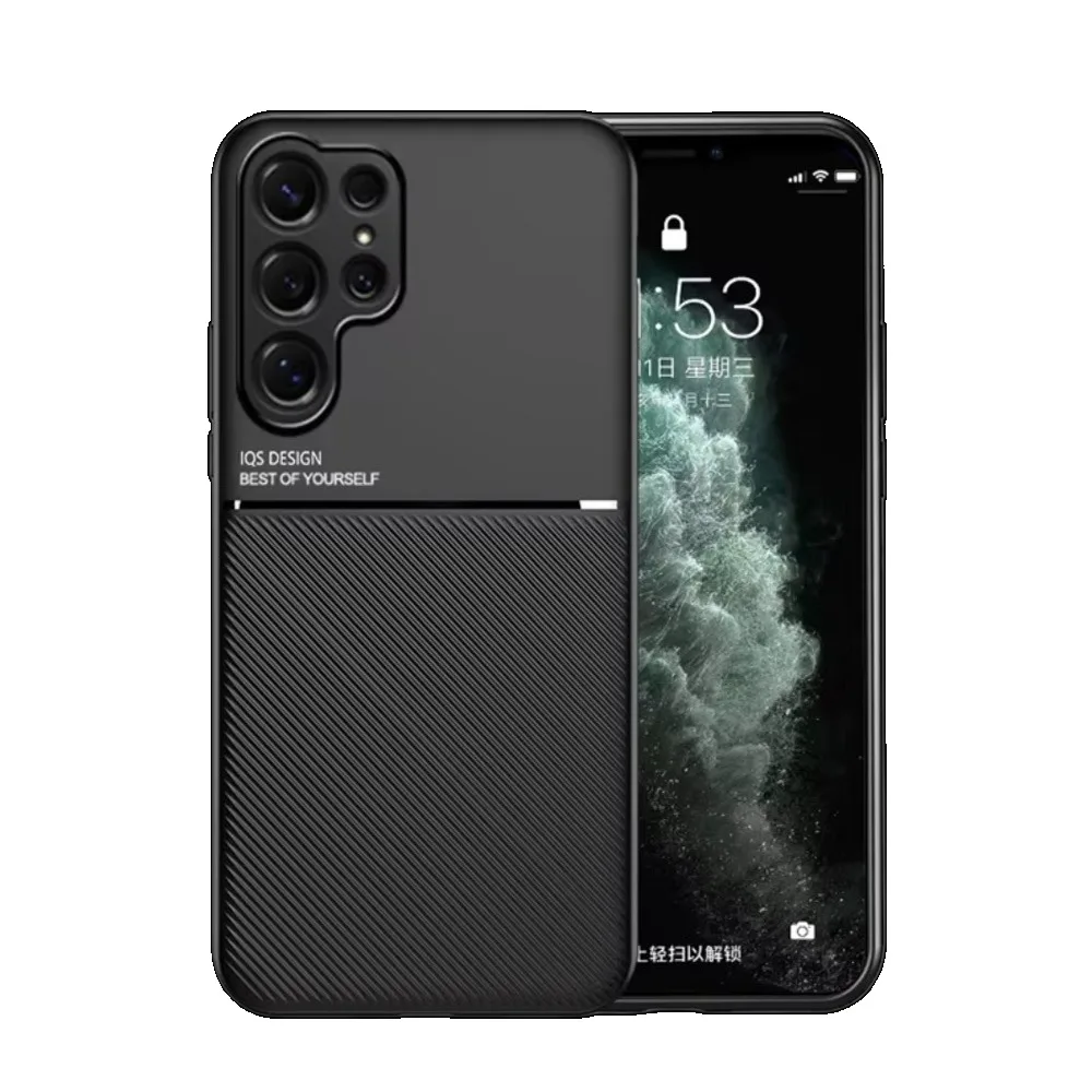 Premium Business Luxury Magnetic Leather Case - Hard Shockproof Cover