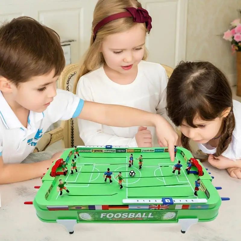 Football Table Interactive Game for Family Party Compact Soccer Table Game Desktop Interactive Soccer Toys gifts for Kids Adults