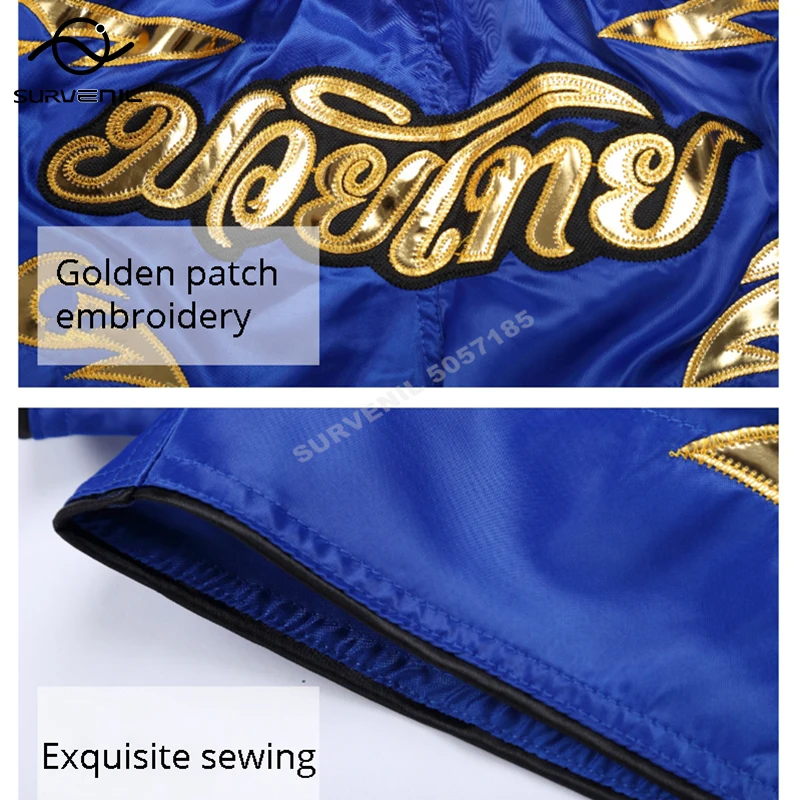 Muay Thai Shorts High Quality Boxing Shorts Men Women Kids Boy Girl Kickboxing Fight Training Pants Martial Arts Workout Clothes