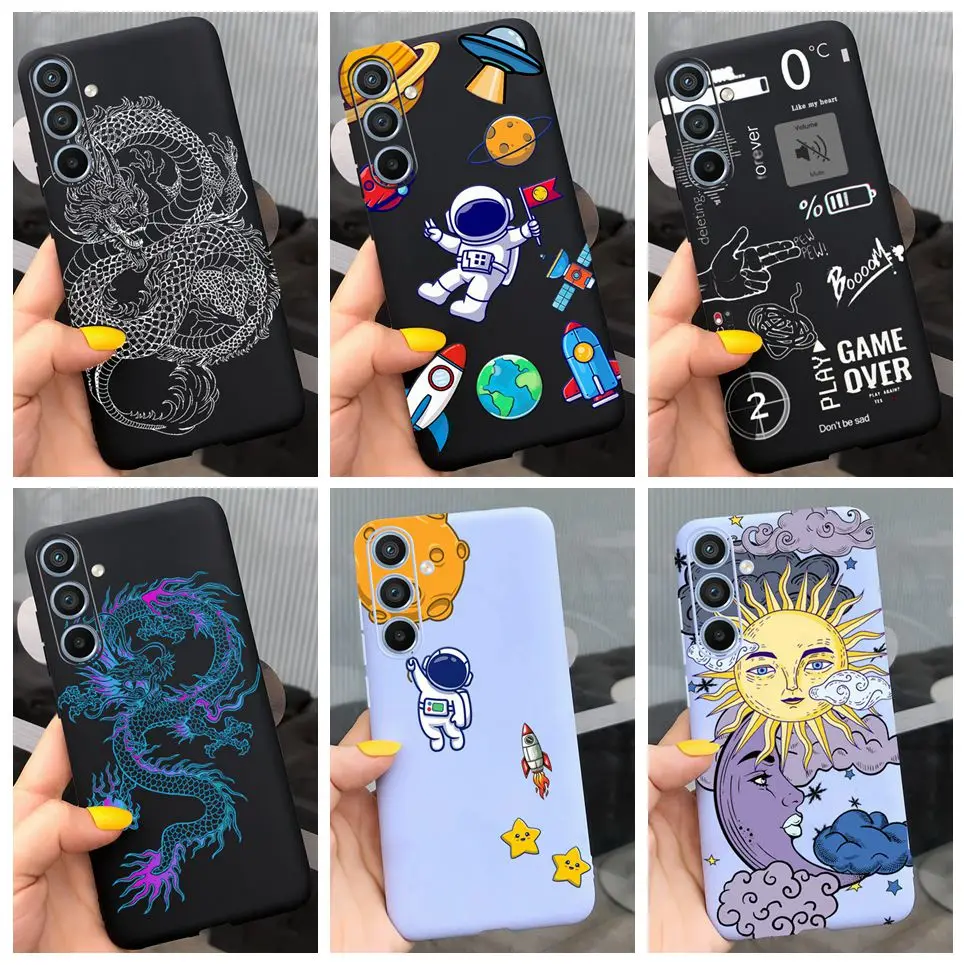 Per Samsung A54 A34 Custodia Cartoon Animal Silicone Tpu Cover Morbida Per Samsung Galaxy A24 A34 5G A54 5G Funda Shell Case Etui