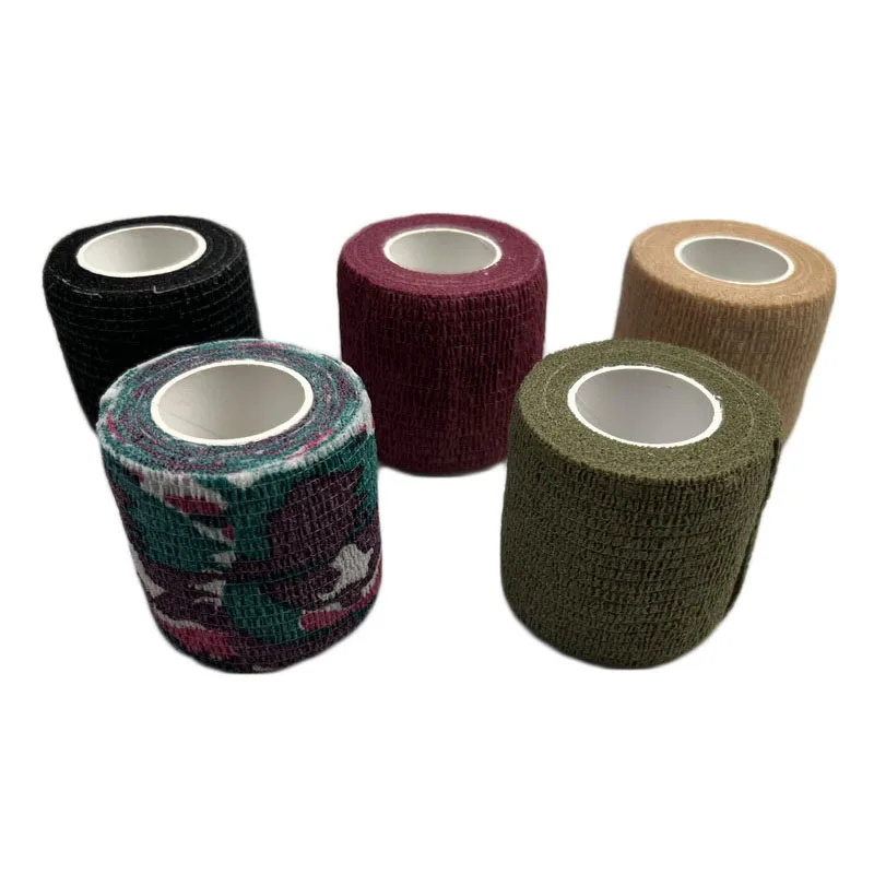 Elastic Self Adhesive Bandage for Finger Wrist Ankle Breathable Sport Fixer Tape Medical Camouflage Wrap Pet Animal
