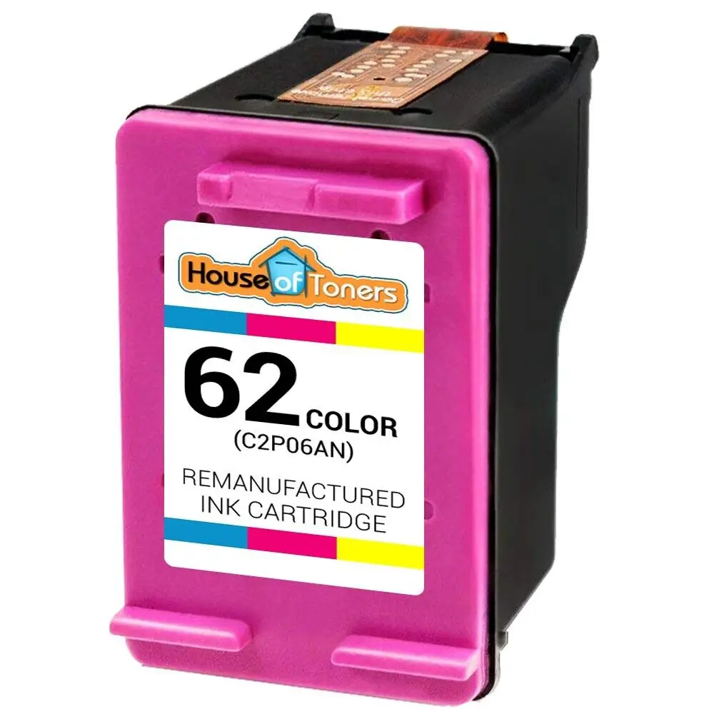 Cartuccia Di Inchiostro Hp 62 A Colori Di Ricambio Per Envy 5540 5544 5545 5549 5661 5663