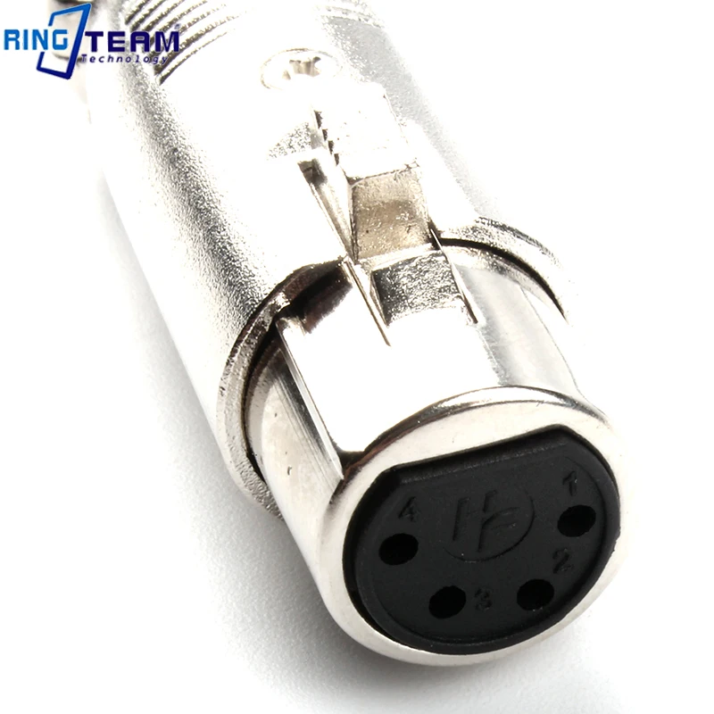 Suitable for Anton camera/monitor power cord B-type port plug to four-pin 4-core XLR CANNON female D-TAP