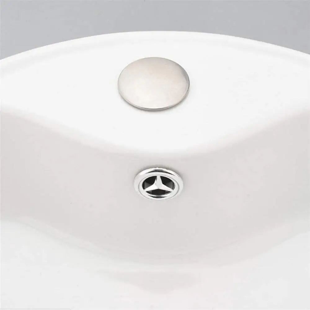 1PC Durable Matte black Stainless Steel kitchen counter Sink Stopper Plugs Faucet Hole Cover Sink Hole Cap