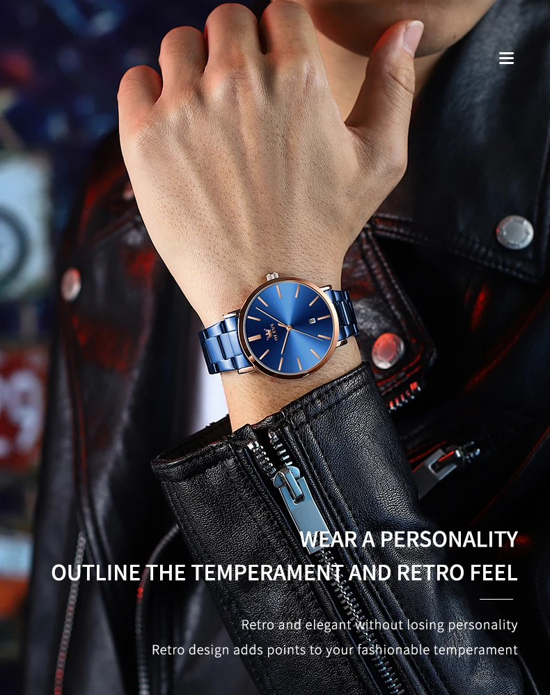 OLEVS TY701 Fashion Analog Mens Watch description image 5