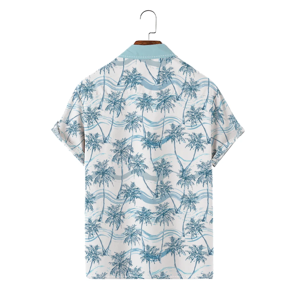 Рисунок 4 - Мужская рубашка с цифровым принтом кокосового дерева
