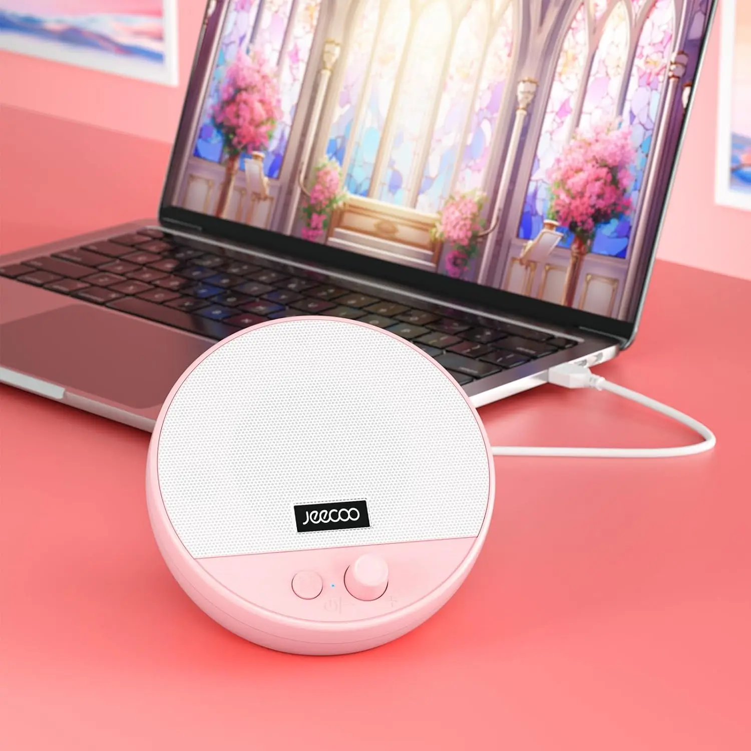 Jeecoo A10 USB Plug N Play – مكبر صوت وميكروفون US...