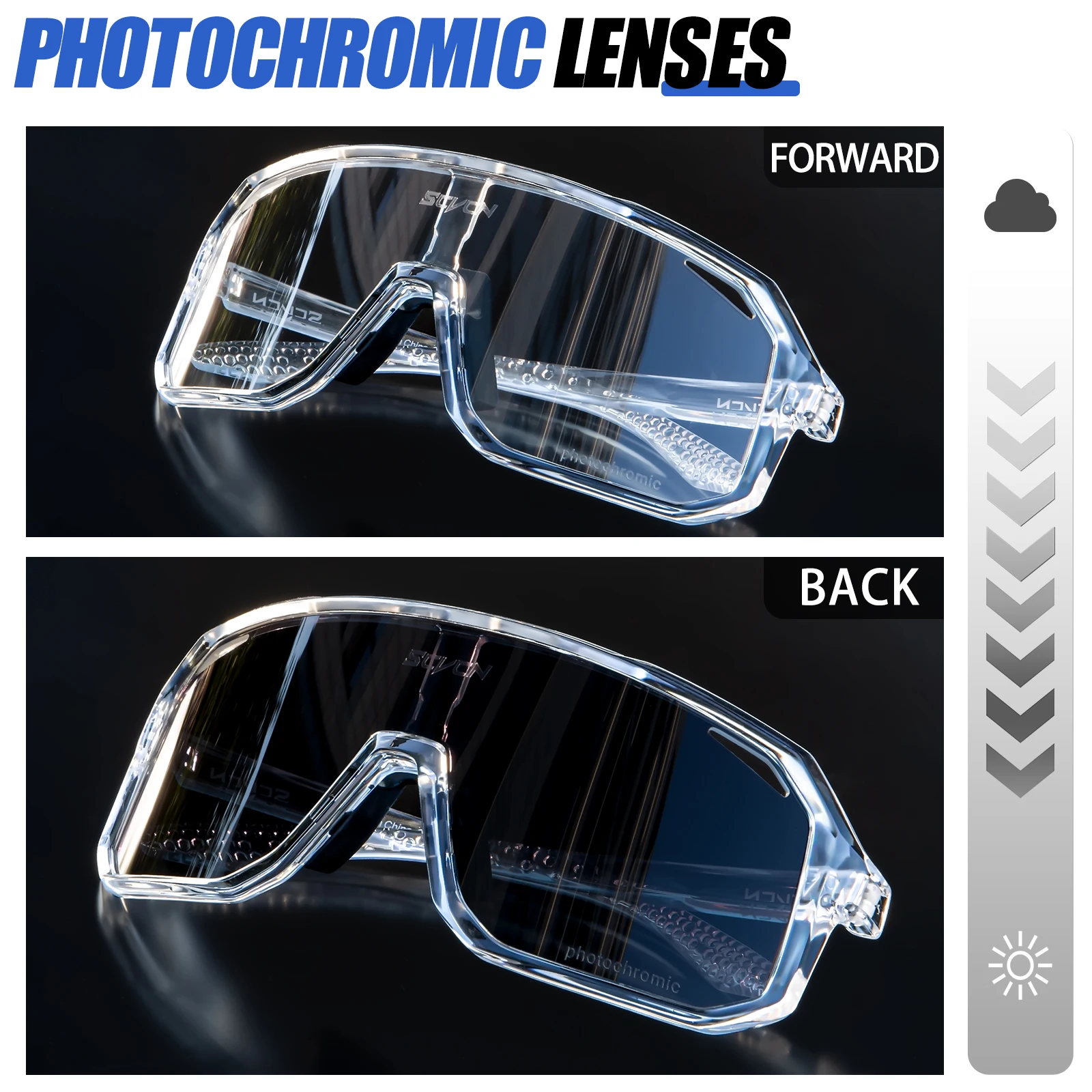 Cycling Sunglasses Photochromic Glasses For Men Sun Mountain Bike Road Bicycle Eyewear Cycle Goggles Sports UV400 MTB cycling sunglasses cycling glasses sun glasses lens sunglasses bicycle glasses sports glasses sport sunglasses sports goggles