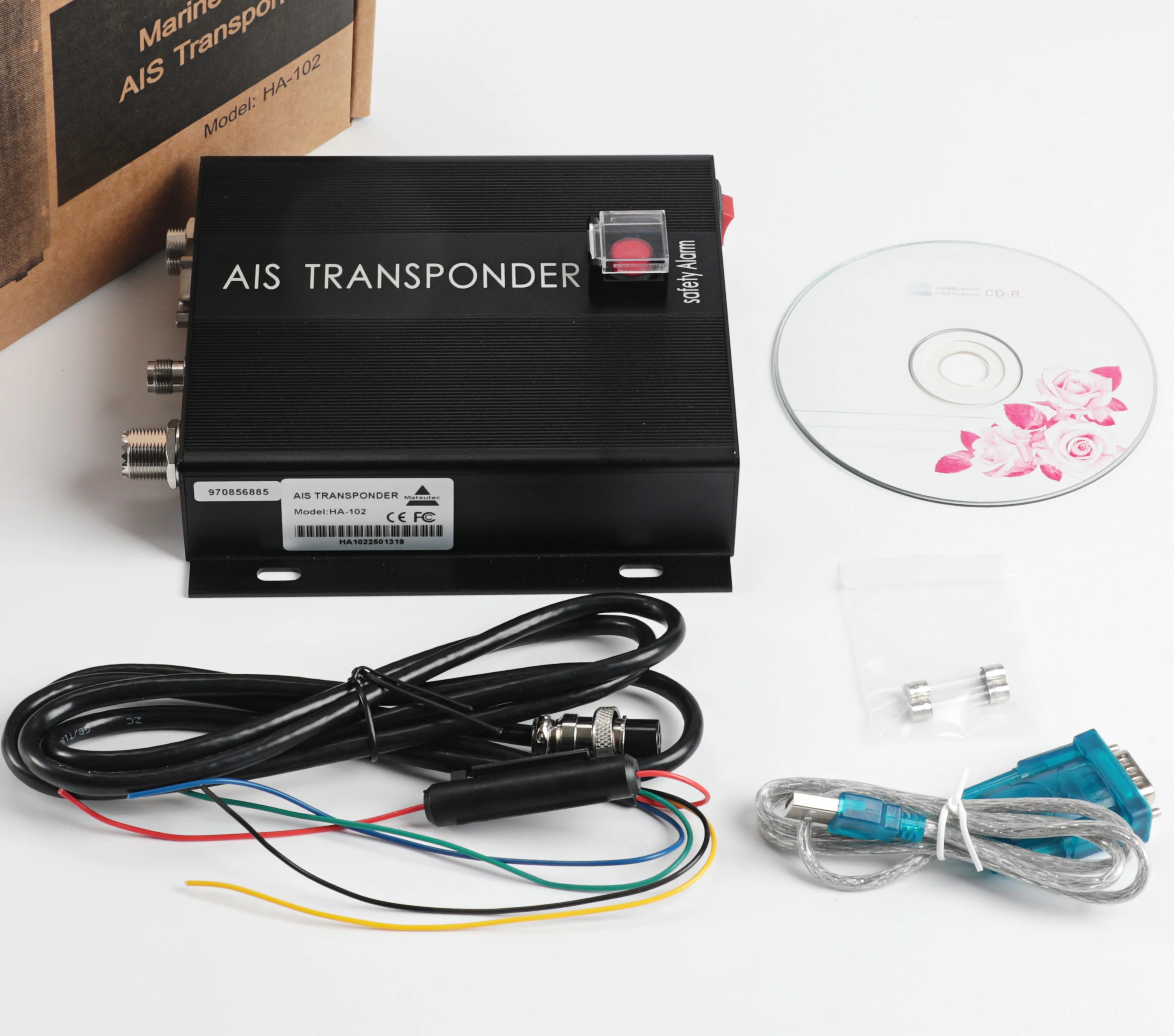 Matsutec HA-102 Marine AIS receiver and transmitter 5 watts CLASS B+ AIS Transponder Dual Channel Function CSTDMA Function