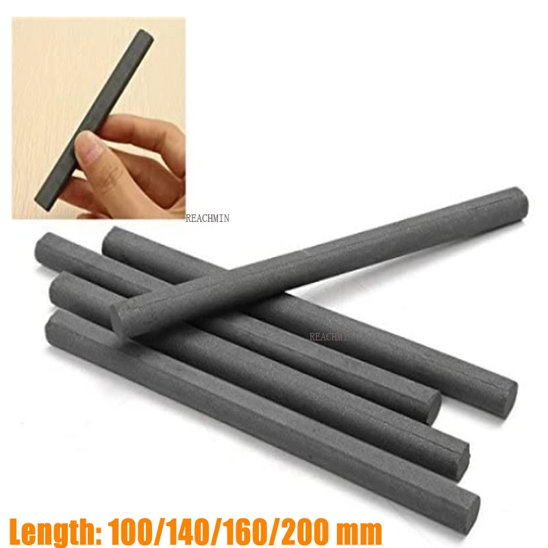 1pc 10X100/140/160/200mm Ferrite Rod Bar Loopstick For Radio Antenna