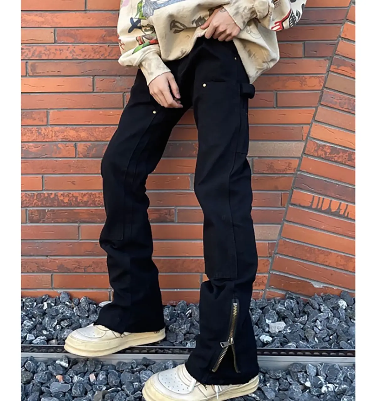 

New 2023 fashion y2k men techwear Cargo Pants Streetwear Hip Hop slim fit Trousers pantalones ropa hombre