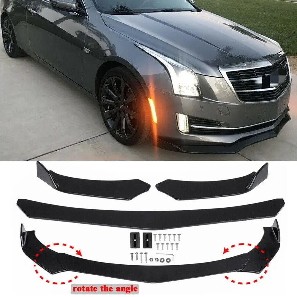 LAICY For Cadillac ATS CT3 XT5 6 2016 2021 4PCS Car Front Bumper Lip