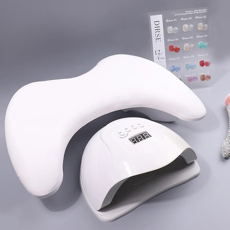 Butterfly Two Hands Nail Art Hand Pillow Removable Nail Arm Rest Manicure Stand Hand Pillow Manicure Table For Salon Tools