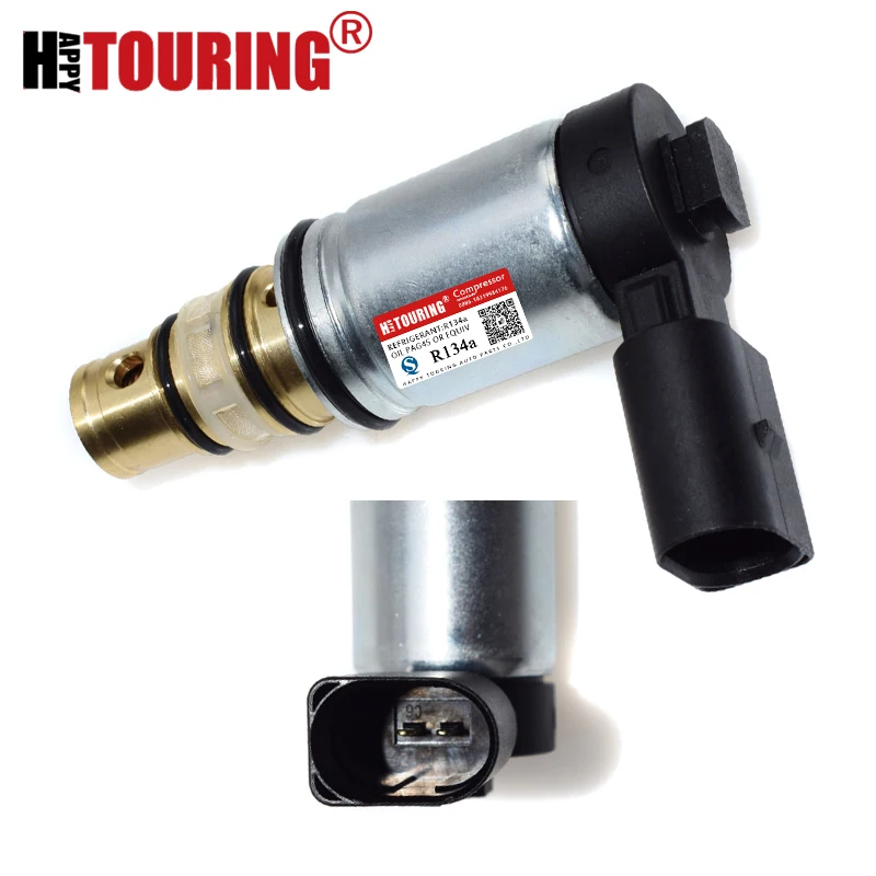 AC Compressor Control Solenoid Valve – Fits VW Audi Sanden PXE16 PXE13 Bolt-Down Style (2006+)
