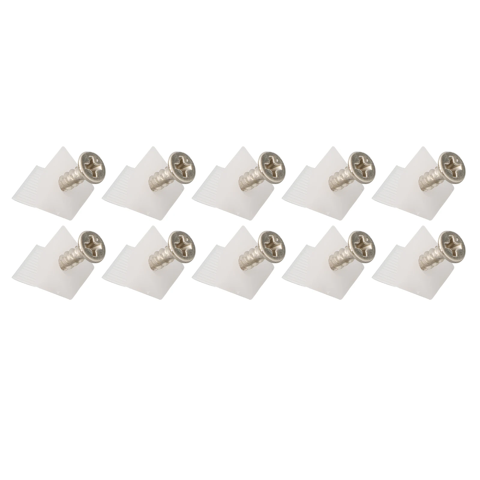 100 X Repair Fixing Drawer Chest Bottom Sagging Support Mending Wedge Screw Home Hardware Bracket 15*13*9mm Bevel Plate Support