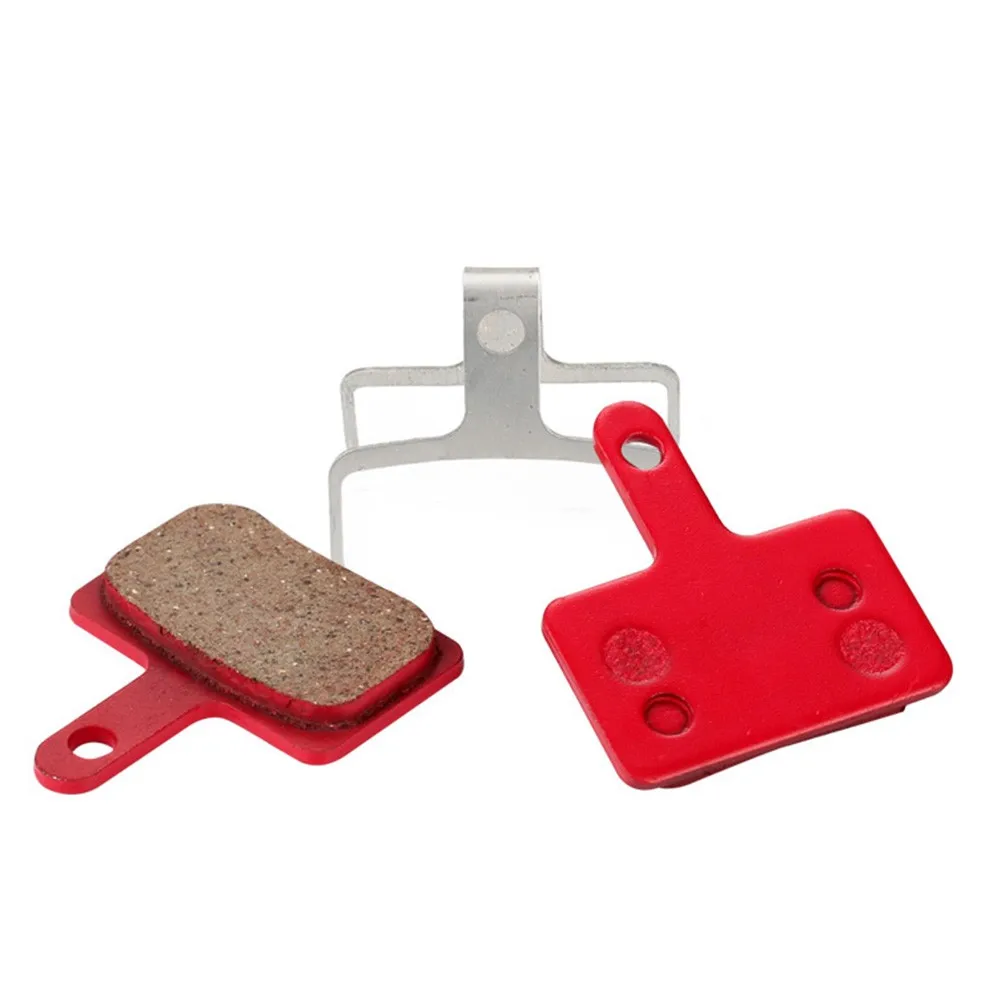 

2 Pairs (4x) Red Brake Disc Mountain Bike Disc Brake Pads Organic Replacement For Tektro E10.11 Aquila Auriga Cycling Acc