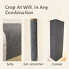 Anti Cat Scratch Sofa DIY Cats Scratch Board Sofa Protection Paws Sharpen Trimmable Self-adhesive Carpet Cats Scratch Board 3
