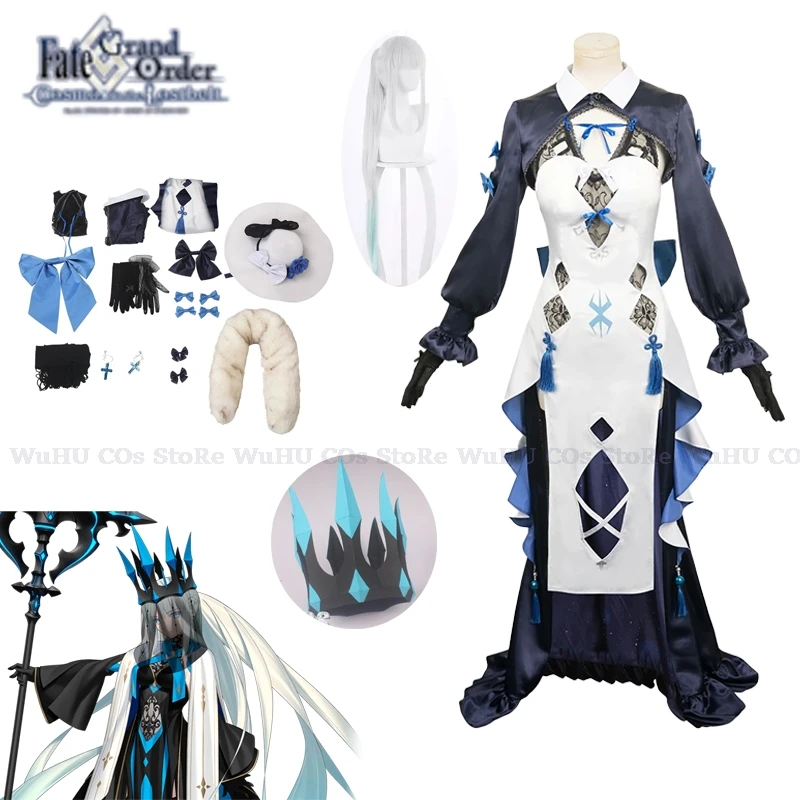 

Костюм для косплея Моргана из игры Fate/Grand Order, Корона берсеркера, вечернее платье на 7-ю годовщину, женский сексуальный карнавальный костюм Hallowen