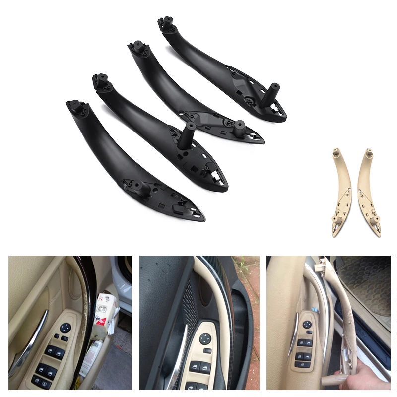 

4pcs Car Interior Door Handle Door-Pull Handles Cover For BMW F30 F31 F32 F33 F35 F36 F80 F82 F83 2012 2013 2014 2015 2016 2017