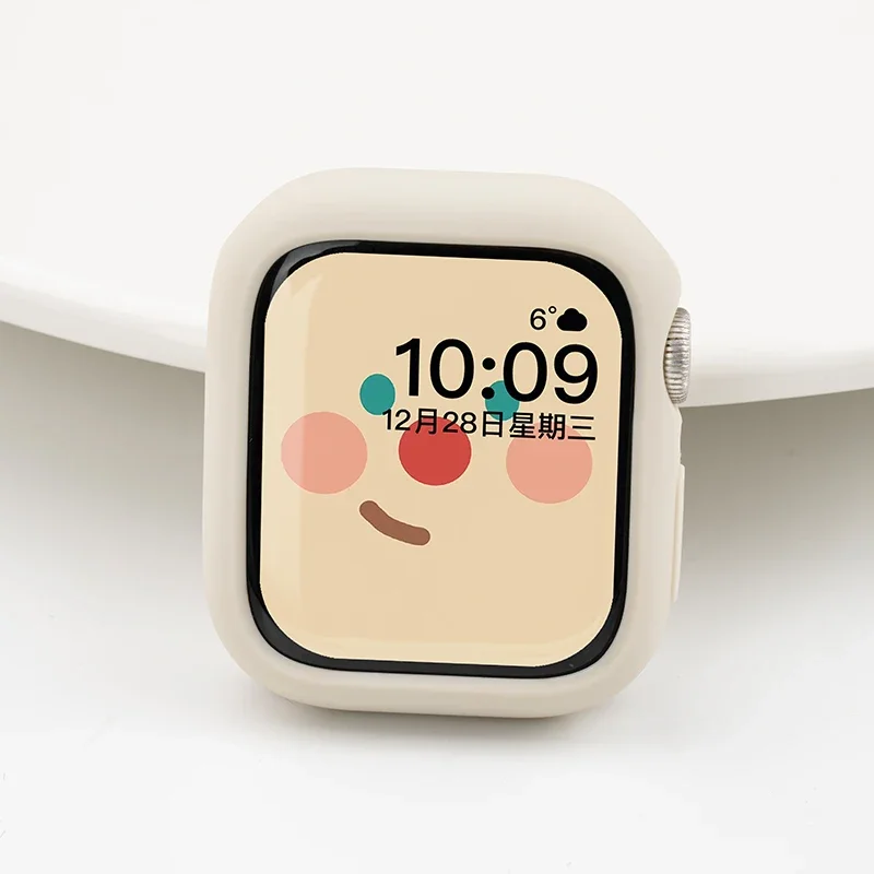 Stylish Candy Silicone Protective Case for Smartwatch - Cute and Durable Bumper Cover