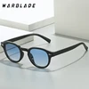 Simple Vintage Round Sunglasses Women Men 2025 Luxury Brand Design Retro Rivet Yellow Blue Lens Square Sun Glasses Female UV400 1