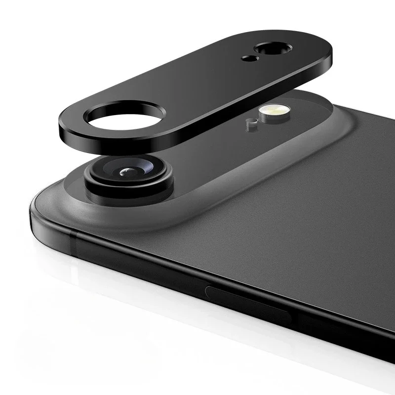 HD Aluminum Rear Camera Protector Film with Anti-Scratch Metal Ring Lens Cover