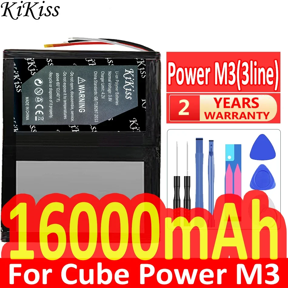 Long Lasting 16000mAh Tablet Battery For Alldocube Cube Power M3 Tablet PC M3 3 Wires