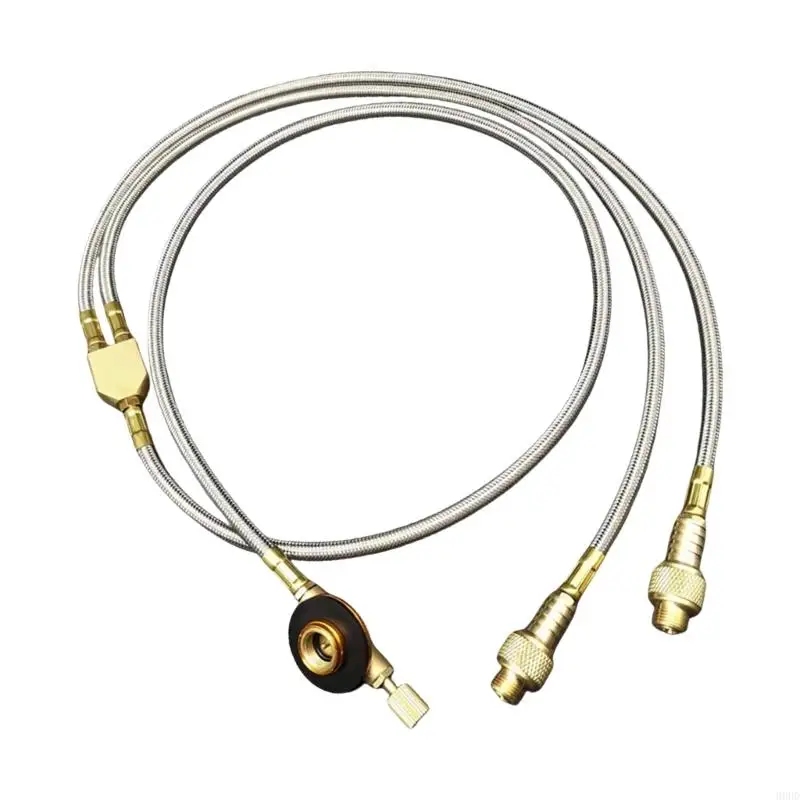 Haltbarkeit Splitterrohrgasventile Vielseitige Kochgasventile Outdoor -Adapter für Camping -Enthusiasten 69HD – Detail 9