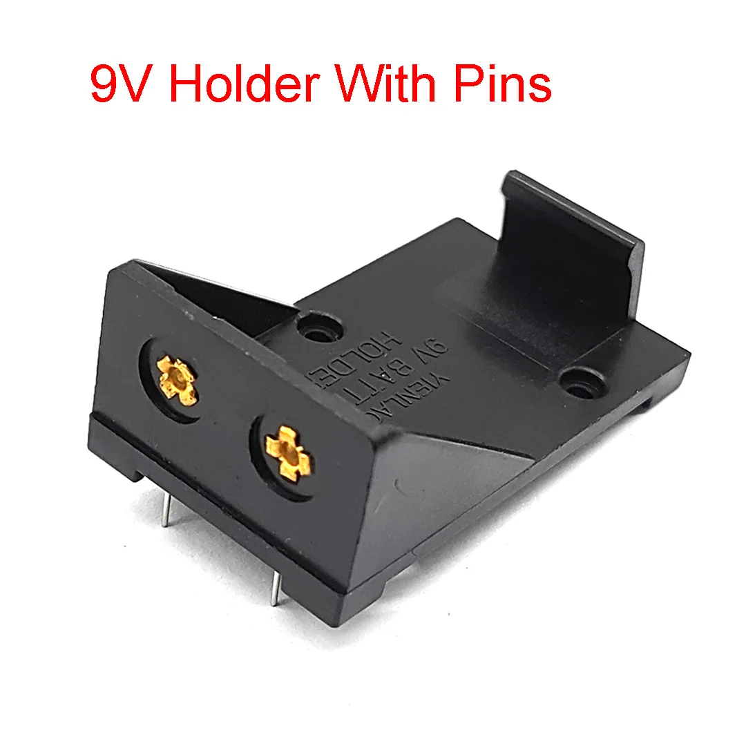 Battery Holder 9V battery holder box cover ON/OFF switch cable DC head case DIY