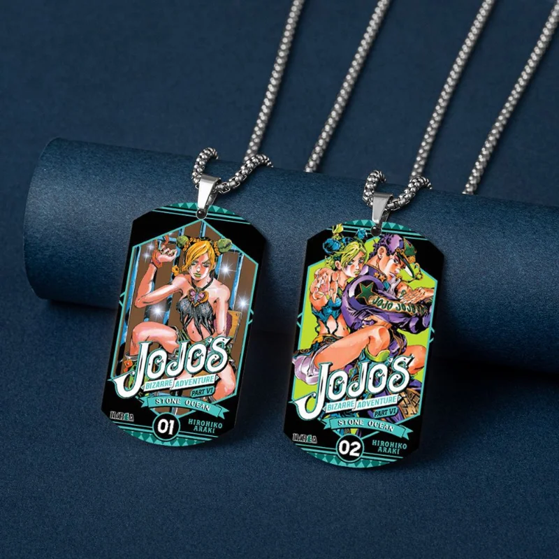JoJo Bizarre Adventure Necklace Women Anime Jolyne Cujoh Necklaces