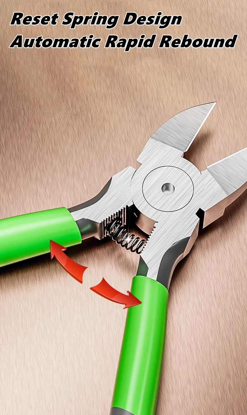 Precision Steel Wire Cutter & Stripper Tool, 6-Inch