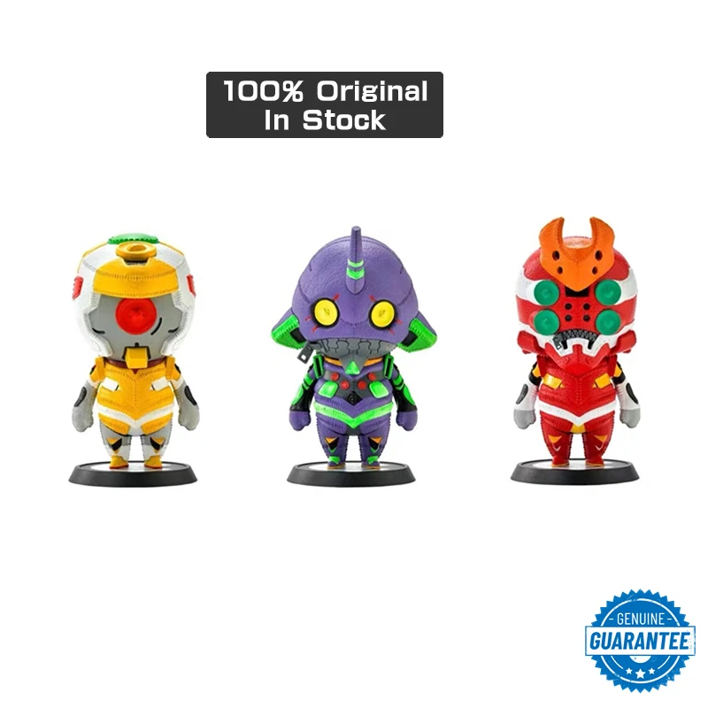 

Original Genuine Prime 1 Studio X Cutie1 Neon Genesis Evangelion 12cm Type-00 01 02 Q Verision Kawaii Figures Toys Model Gift