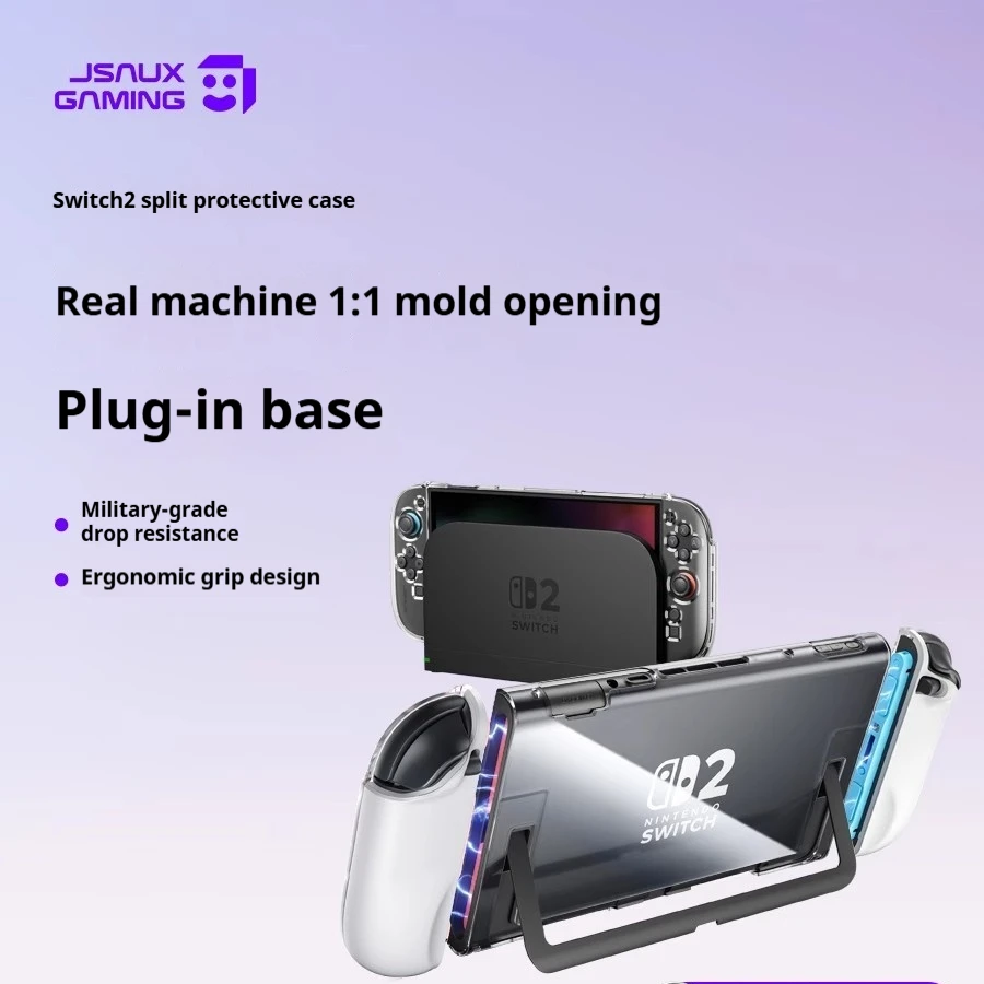 Ergonomic Transparent Protective Case for Slim Dockable Console