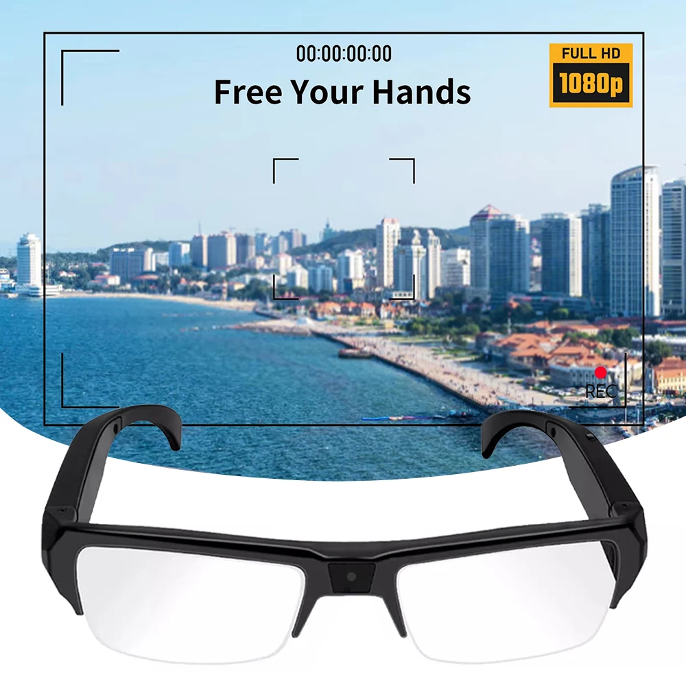 Intelligent Video Glasses, Equipped with Ultra-High Definition 4K Mini Camera, Capable of Recording Videos and Playing Music 3